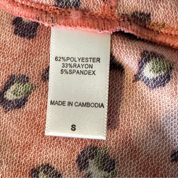 Comfort Code By Cuddl Duds Sz S Multicolor Animal Print Open Front Cardigan EUC - Picture 9 of 11